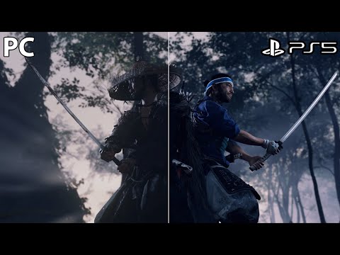 Ghost of Tsushima PS5 VS PC Trailer Graphics Comparison (4K)