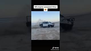 V8 engine swapped Hilux