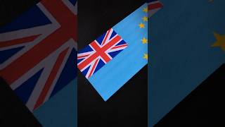 TUVALU 🇹🇻 Flag Drawing #tuvalu #oceania #posca