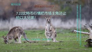 7.22比特币行情把市场主角还让给以太兄弟！