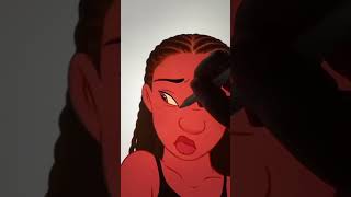 Nani’s transformation #transformation #disney #princess #glowup #art #digitalart