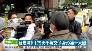 涉索賄 蘇震清千萬.辦公室主任150萬交保｜華視新聞 20210130