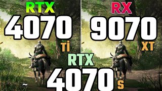 rx 9070 XT vs RTX 4070 TI vs RTX 4070 Super AMD RADEON RX 9070 XT GAMİNG LEAK'S nothing official