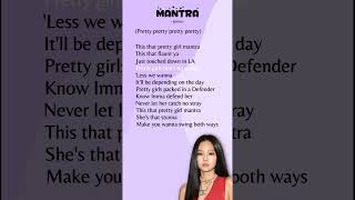 Jennie - Mantra (Lyrics) #song #lyrics #mantra #jennie #blackpink
