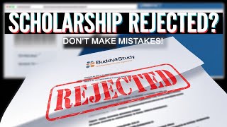 Scholarship Rejected? 😱 Avoid These 12 Mistakes! | Buddy4Study