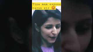 Tina mam expose tarun sir 😡 #shorts #tarunsir #tinamam #viral #physicswallah #alakhpandey #angry