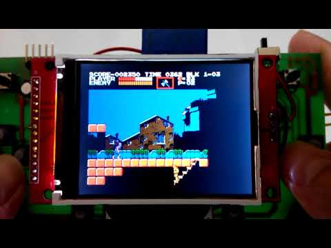 PIC32 Famicom emulate Akumajou Densetsu (Castlevania III), one of the best famicom sound track!