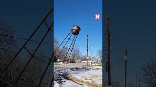 Water Tower Nearly Falls On Home During Close Call Demolition