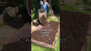 The no-dig gardening technique. Do this instead of digging over your garden #nodig #nodiggardening