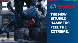 The new Bosch Professional BITURBO Hammers: Feel the Extreme