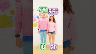 Height compared to younger siblings #height #siblings