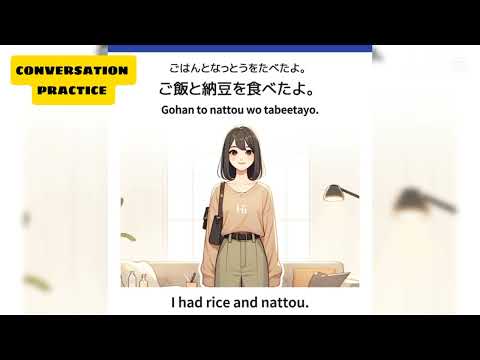 DAILY JAPANESE CONVERSATION #anime #japanfoundation