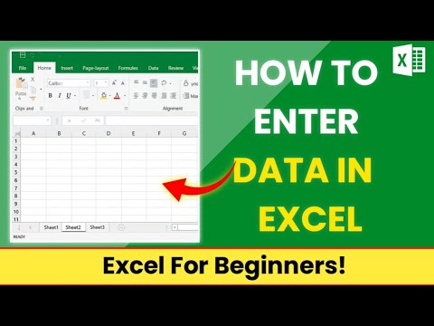 How to Enter Data in Excel (Step-by-Step for Absolute Beginners)