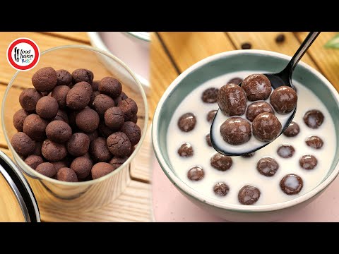 Homemade Cocoa Cereal Balls Recipe by Food Fusion Kids