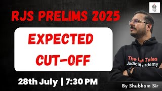 RJS Prelims 2025 | Expected Cut-off for Prelims Exam with Reasons | Shubham Sir
