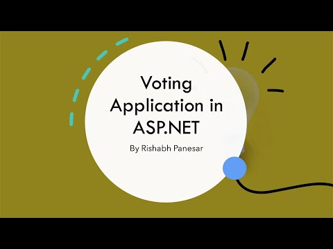 Voting Application in ASP NET | Project in ASP NET | ASP NET Tutorial