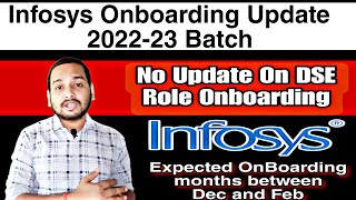 Infosys Dse Role Onboarding Delay 2022-23 Batch | Infosys Onboarding Update | Infosys Joining Update