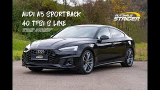 Audi A5 Sportback 40 TFSI S Line (204 PS) Interior & Exterior Details 4K
