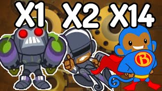 BTD5 1x Tech Terror VS. 2x Robo Monkeys VS. 14x Super Monkeys