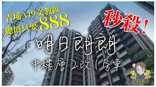 {已售出}青埔房屋買賣＠買房曾開心/明日朗朗2改1房車/A19文教區/公園宅/心動價888w/絕對秒殺，欲購從速