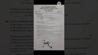 Standard 9th science 1 second unit test sample question paper 2025 Maharashtra board #shorts