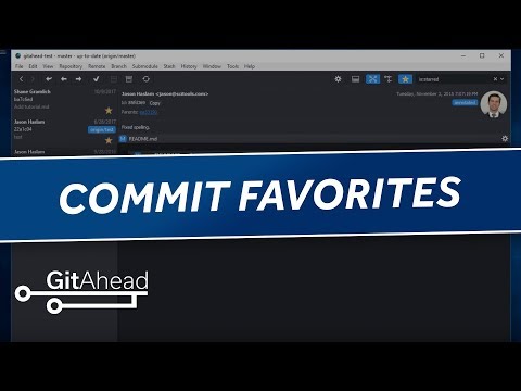 GitAhead | Commit Favorites