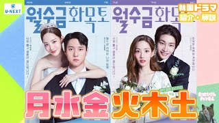 パク・ミニョン主演！U-Next独占話題作『月水金火木土』を紹介！ 韓国ドラマ 월수금화목토 Love in Contract
