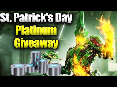 Warframe Pot Of Platinum Giveaway! St. Patrick's Day 2025