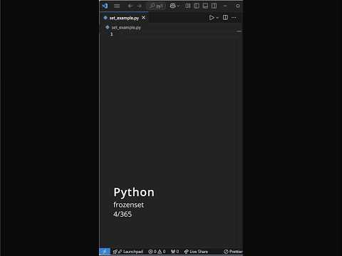 Python: frozenset
