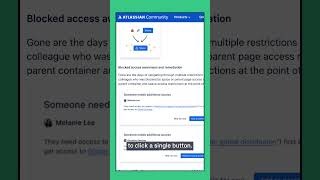 New Confluence EAP for Unified Share and Restriction Experience #shorts