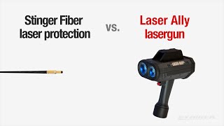 Stinger vs the Laser Ally lasergun