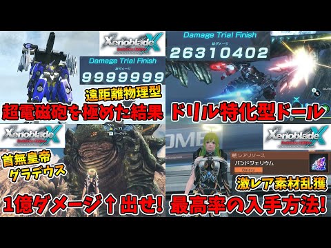 総集編その②。激レア素材の入手方法と各特化型ドール。首無しにも挑戦してます！【ゼノブレイドクロスDE】【naotin】