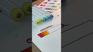 I Purchased a Set of 216 OHUHU Markers to test their Blending Capabilities!… #art #shorts