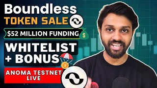 Boundless Token Sale + Bonus 💰 | $52 Million Funding | Whitelist Task | Anoma Testnet Live