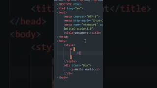 How To Change Text Color In CSS #shorts #youtubeshorts #shortsvideo #css