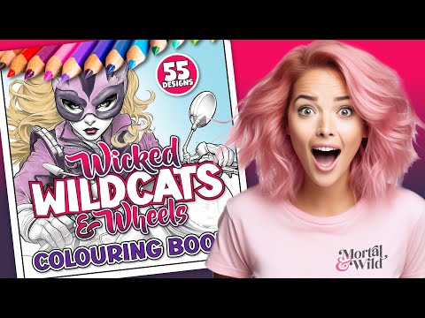 Wicked Wildcats Colouring Book - I love it!
