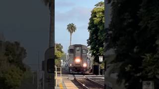 Pacific Surfliner 6906 leads A587 through Carlsbad Village with great sequences