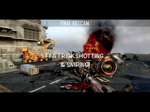 Elevate: FFA Trickshotting/Sniping on BO2... (w/Quad Headshot Kill Cam & Sick Shots)
