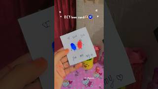 handmade love card Diy ❤️🌷 #diy #craftyhome #handmade #lovecards #shorts #viral