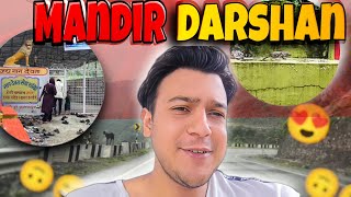 "MANDIR DARSHAN: Divine Peace in the Hills 🕉️ | Pahadi Temple Vlog"
