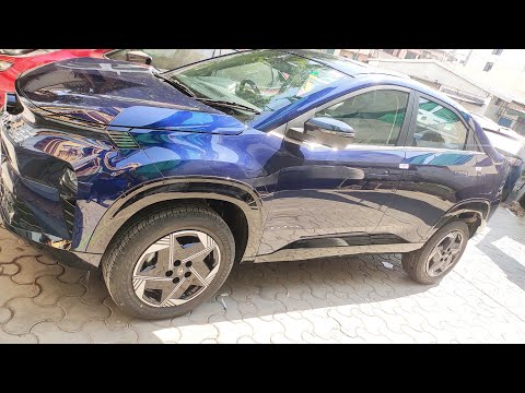 Tata Curvv pure plus S 2025 | Curvv Pure Plus s opera blue exterior and interior view