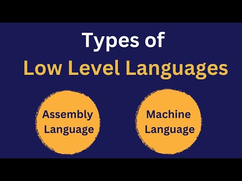 Types of low level language. Machine language and assembly language in Hindi/Urdu explained |