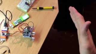 Littlebits Ultrasonic Range Sensor w/ Attiny85