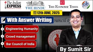 12 June 2025 Editorial discussion | Designer Baby, Bar Council, Crowd Management