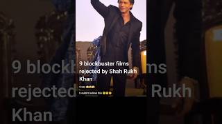 SRK rejected these legendary films🔥🧐🥵 #shorts#facts#bollywoodmovies#