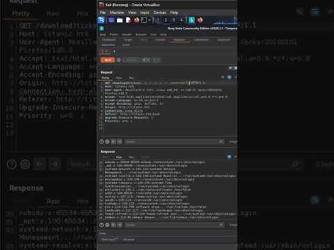 File Disclosure Vulnerability - Down Machine on HTB