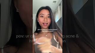 queen of covering acne and PIE #makeup #acne #acnepositivity #acneproneskin #makeuptransition