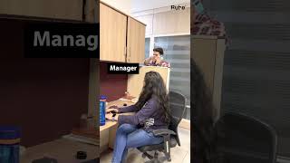 When your Manager finds you CHILLING || Office Reels || Corporate memes || Funny Videos || Ruhe