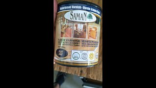 How to Use SAMAN Water Based Varnish to Refinish Wood Stairs