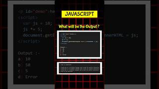 JavaScript Interview questions || Js Quiz #shorts #mrcoder #MRCODER